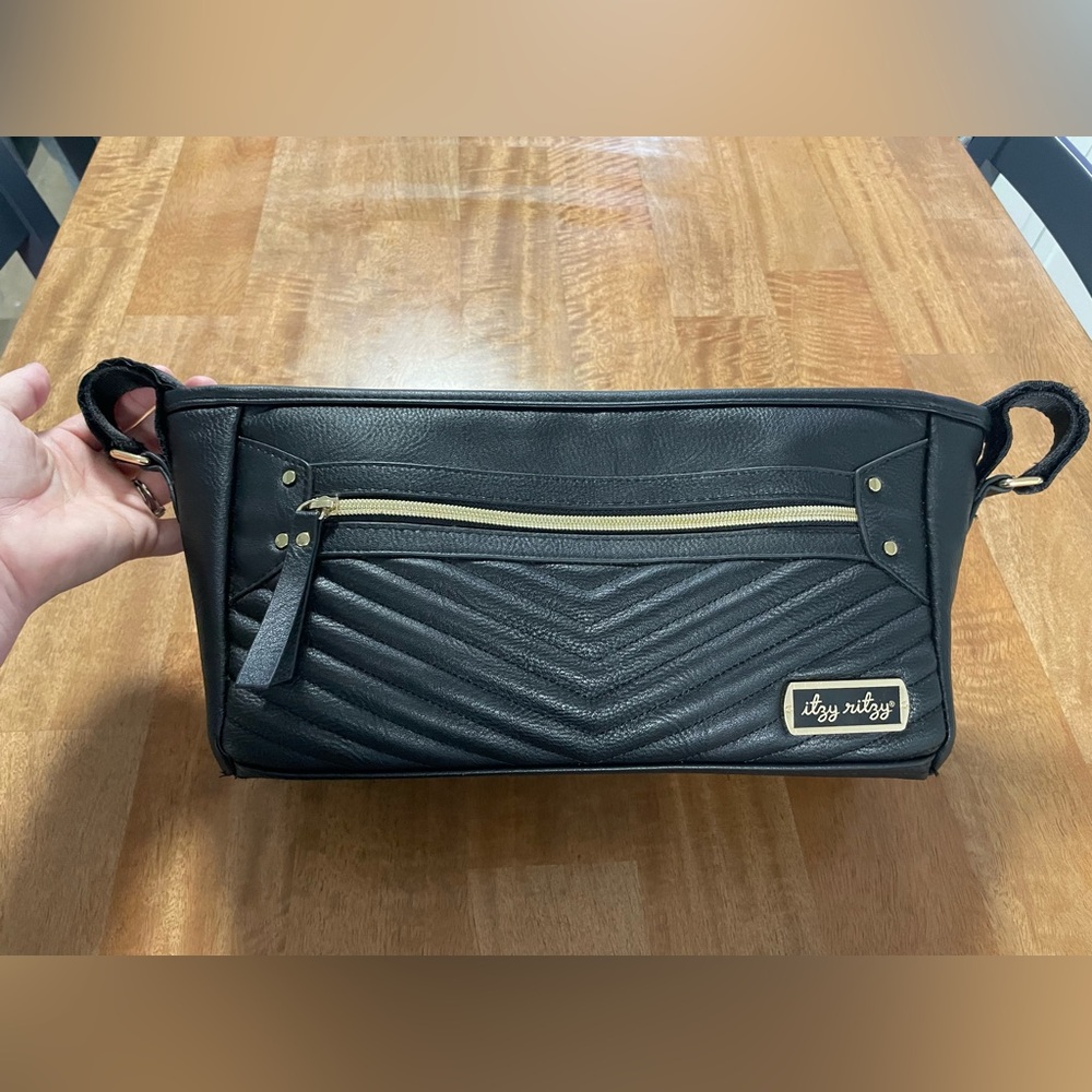 Itzy Ritzy Black Stroller Caddy